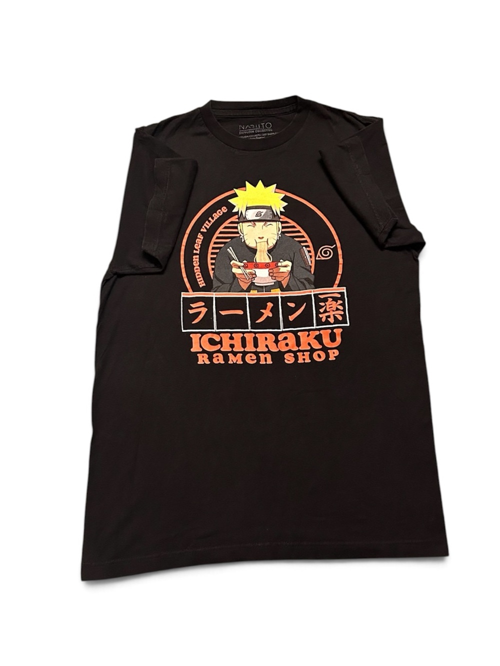 NARUTO Shippuden Ichiraku Ramen Shop T-Shirt Men's Size M Viz Media Black